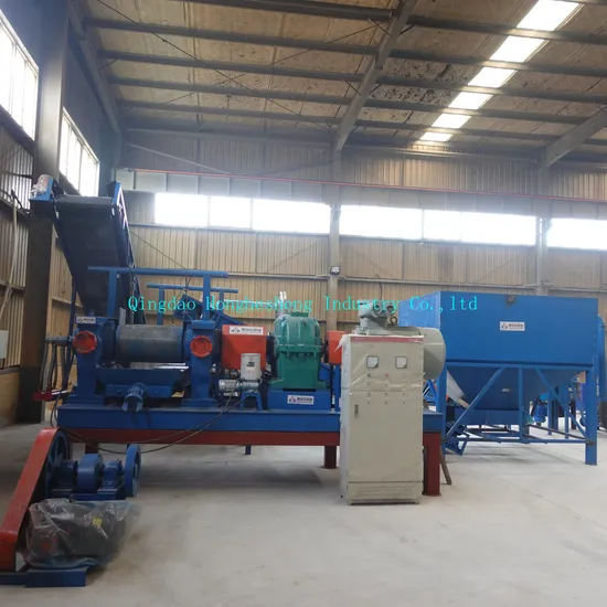 Semi-Auto Waste Tire Recycling Rubber Powder Making Machine/Tyre Rubber Crumb Production Line